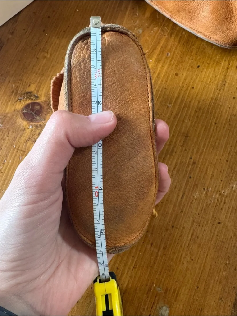 Vintage Deer Skin Baby Moccasins Size 5